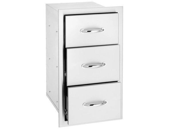 American Made Grills 17 Inch Triple Drawer