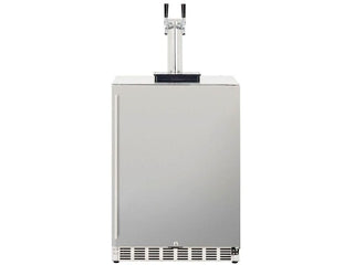 American Made Grills 24 Inch Outdoor Kegerator with Solid Door and Lock