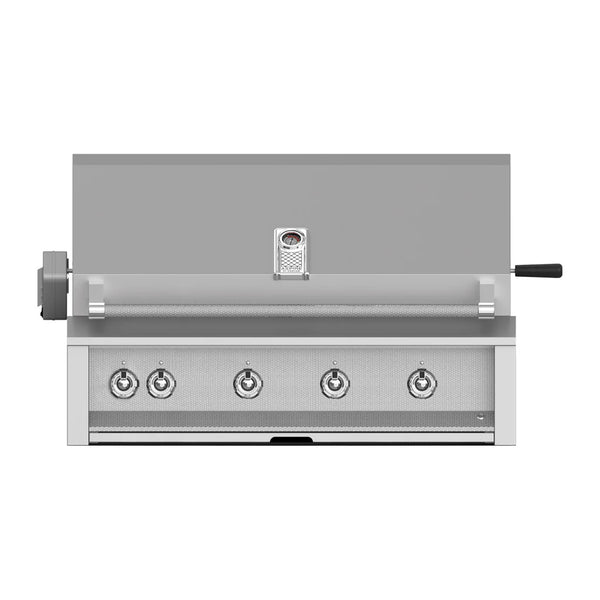 Aspire by Hestan 42-Inch Built-In Gas BBQ Grill With Rotisserie And U-Burner