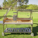 Tagwood XL Freestanding Argentine Santa Maria Wood Fire & Charcoal Gaucho Grill