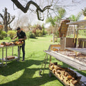 Tagwood XL Freestanding Argentine Santa Maria Wood Fire & Charcoal Gaucho Grill