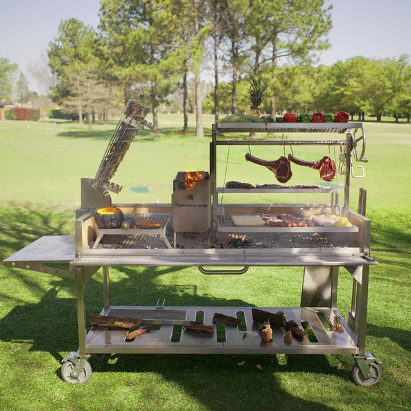 Tagwood XL Freestanding Argentine Santa Maria Wood Fire & Charcoal Gaucho Grill