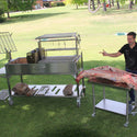 Tagwood XL Freestanding Argentine Santa Maria Wood Fire & Charcoal Gaucho Grill