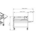 Tagwood Freestanding Argentine Wood Fire & Charcoal Gaucho Grill