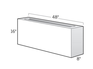 LOC Outdoor Straight Seating Wall