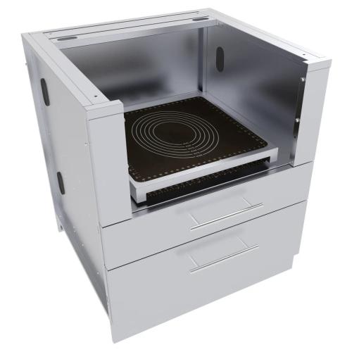 Sunstone Universal Kamado Base Cabinet Riser – 2-Inch Platform