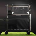 Tagwood Freestanding Argentine Santa Maria Wood Fire & Charcoal Gaucho Grill - Cold-Roll Steel