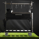 Tagwood Freestanding Argentine Santa Maria Wood Fire & Charcoal Gaucho Grill - Cold-Roll Steel