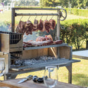 Tagwood Freestanding Argentine Santa Maria Wood Fire & Charcoal Gaucho Grill