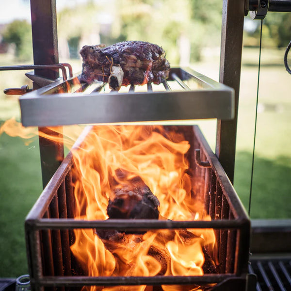 Tagwood Freestanding Argentine Santa Maria Wood Fire & Charcoal Gaucho Grill