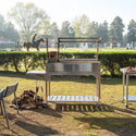 Tagwood Freestanding Argentine Santa Maria Wood Fire & Charcoal Gaucho Grill