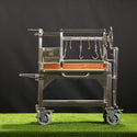Tagwood Freestanding MINI Argentine Santa Maria Wood Fire & Charcoal Gaucho Grill