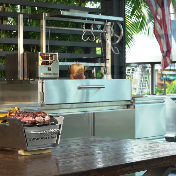 Tagwood Built In Santa Maria Argentine Wood Fire & Charcoal Gaucho Grill