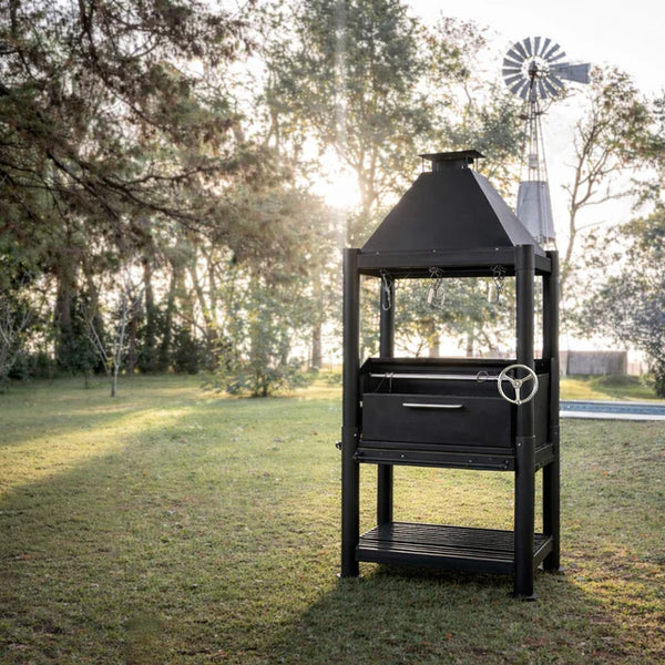 Tagwood Santa Maria Wood Fire & Charcoal Gaucho Grill - Cold-Roll Steel