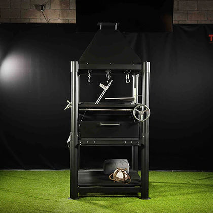 Tagwood Santa Maria Wood Fire & Charcoal Gaucho Grill - Cold-Roll Steel