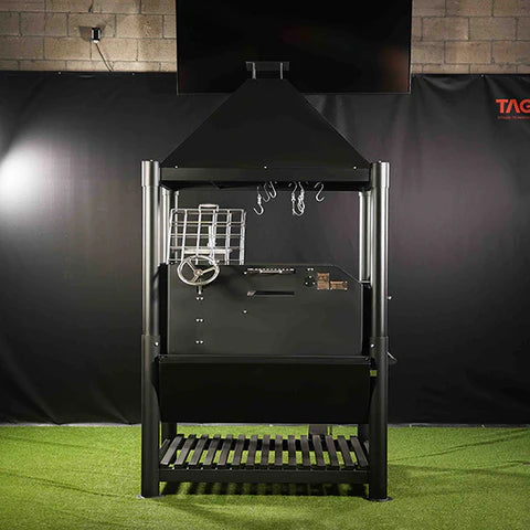 Tagwood Santa Maria Wood Fire & Charcoal Gaucho Grill - Cold-Roll Steel