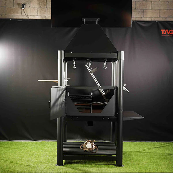 Tagwood Santa Maria Wood Fire & Charcoal Gaucho Grill - Cold-Roll Steel