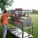 Tagwood XL Freestanding Argentine Santa Maria Wood Fire & Charcoal Gaucho Grill
