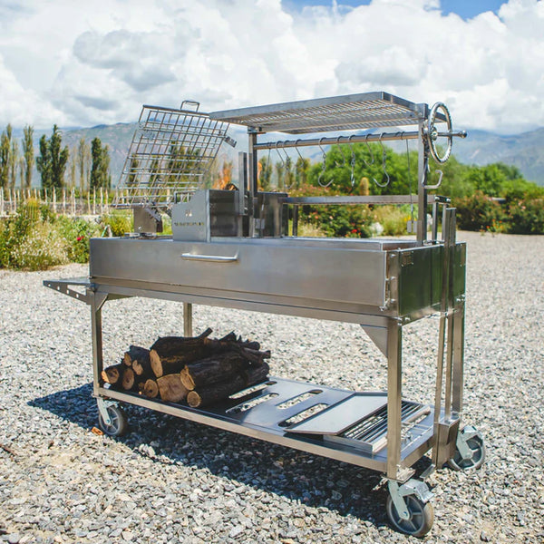 Tagwood XL Freestanding Argentine Santa Maria Wood Fire & Charcoal Gaucho Grill