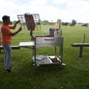 Tagwood Freestanding Argentine Charcoal Gaucho Grill with Firebox