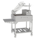 Tagwood Freestanding Argentine Charcoal Gaucho Grill with Firebox