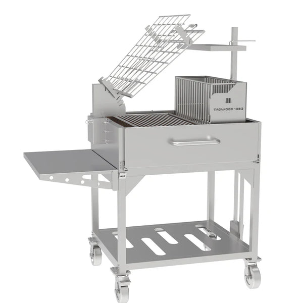 Tagwood Freestanding Argentine Charcoal Gaucho Grill with Firebox