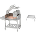Tagwood Freestanding Argentine Charcoal Gaucho Grill with Firebox
