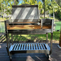 Tagwood Freestanding Argentine Wood Fire & Charcoal Gaucho Grill