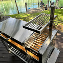 Tagwood Freestanding Argentine Wood Fire & Charcoal Gaucho Grill
