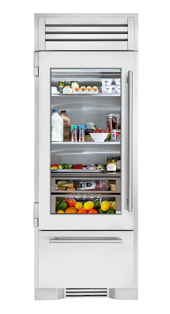 True 30 Inch Indoor Refrigerator with Glass Door