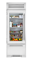 True 30 Inch Indoor Refrigerator with Glass Door