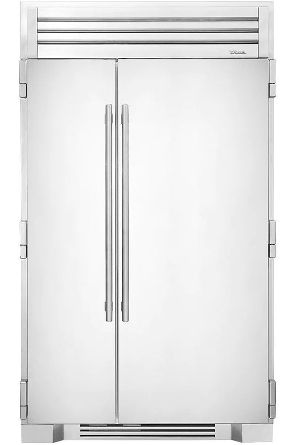 True 48 inch side by side refrigerator/freezer - Stainless Steel