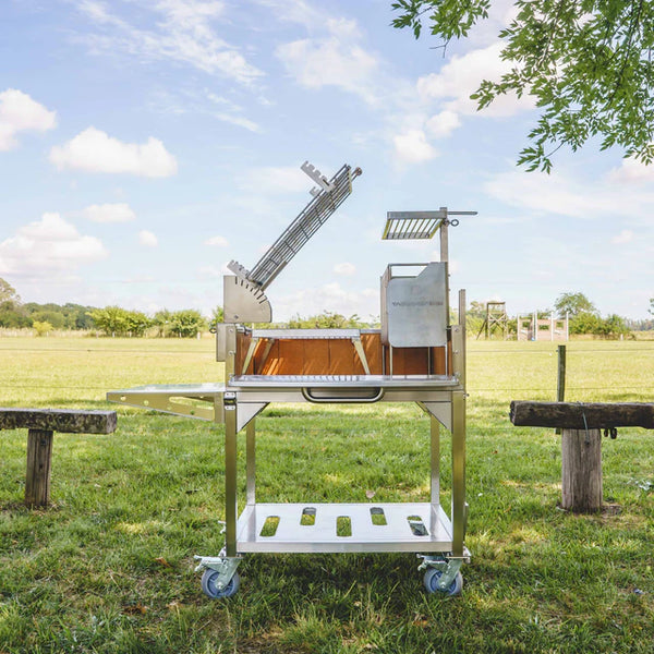 Tagwood Freestanding Argentine Charcoal Gaucho Grill with Firebox