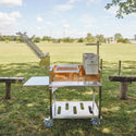 Tagwood Freestanding Argentine Charcoal Gaucho Grill with Firebox