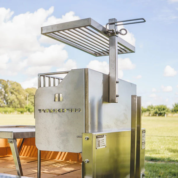 Tagwood Freestanding Argentine Charcoal Gaucho Grill with Firebox