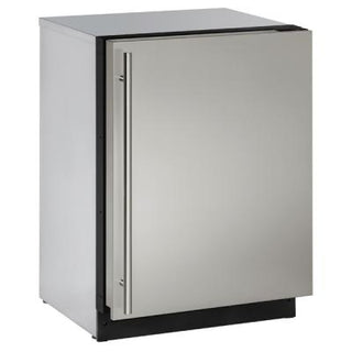 U-Line Solid Refrigerator 24" Reversible Hinge Stainless Solid 115v