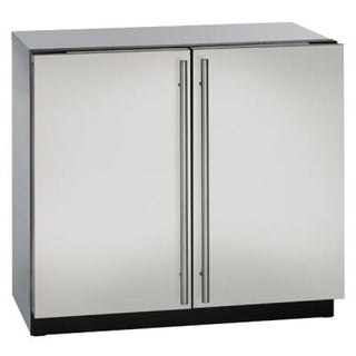 U-Line Solid Refrigerator 36" Dual Zone Stainless Solid 115v