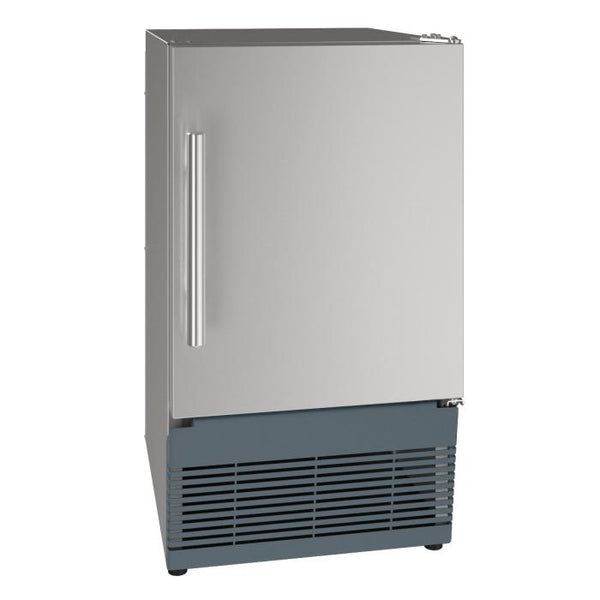 U-Line Ice Maker 15" Reversible Hinge Stainless Solid 115v