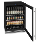 U-Line Wine Refrigerator 24" Reversible Hinge Stainless Frame 230v