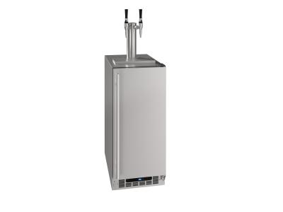 U-Line 15 Inch Cold Coffee Dispenser with Solid Door