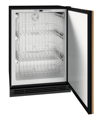 U-Line Convertible Freezer 24" Reversible Hinge Integrated Solid 115v