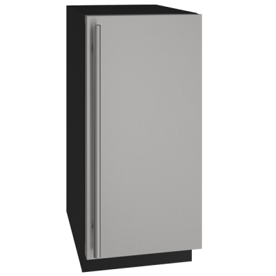 U-Line Nugget Ice 15” Reversible Hinge Stainless Solid 115v