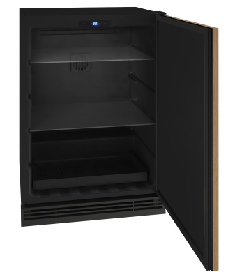 U-Line Solid Refrigerator 24" Reversible Hinge Integrated Solid 115v