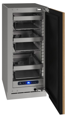 U-Line Solid Refrigerator 15" Reversible Hinge Integrated Solid 115v