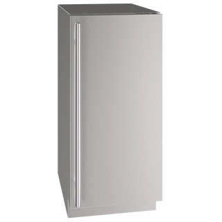 U-Line Solid Refrigerator 15" Reversible Hinge Stainless Solid 115v