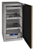 U-Line Solid Refrigerator 18" Reversible Hinge Integrated Solid 115v