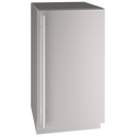 U-Line Solid Refrigerator 18" Reversible Hinge Stainless Solid 115v