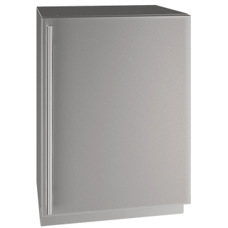 U-Line Solid Refrigerator 24" Reversible Hinge Stainless Solid 115v