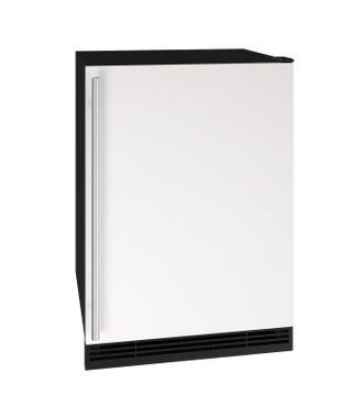 U-Line Refrigerator Freezer 24" Reversible Hinge White Solid 115v