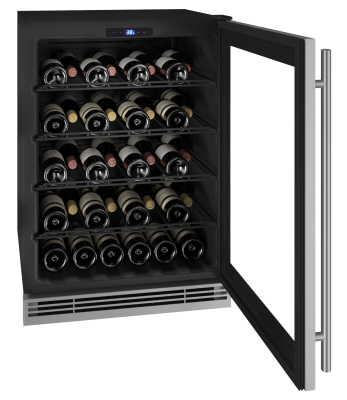 U-Line Wine Captain 24" Reversible Hinge Stainless Frame 115v